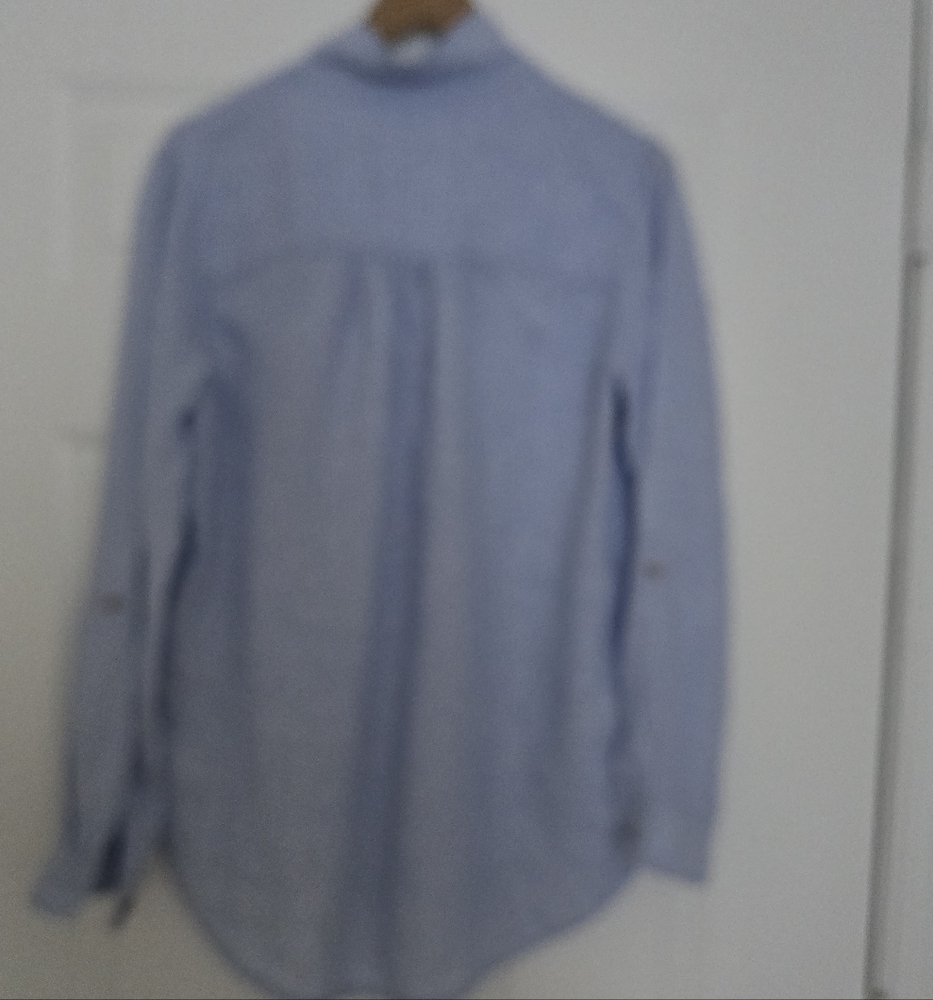 Sigrid Olsen Light Blue Button Down Shirt - Picture 2 of 6